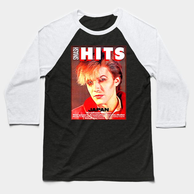 David Sylvian Of Japan Baseball T-Shirt by DankFutura